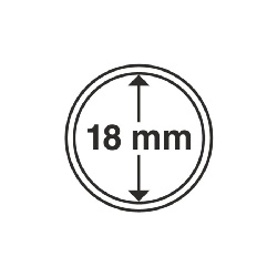 Kapsle CAPS na mince 18 mm, 10ks/bal (CAPS18)