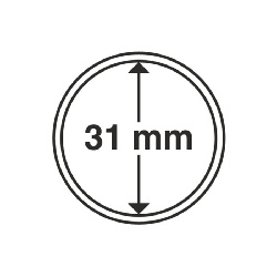 Kapsle CAPS na mince 31 mm, 10ks/bal (CAPS31)