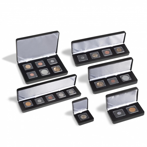 Etue NOBILE na 3 x QUADRUM MINI 38x38 mm, čierna (NOBILEQM3S)