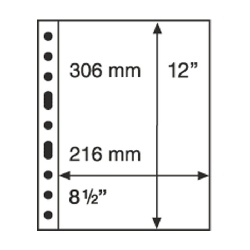 Listy GRANDE, 50ks/bal, 1 riadkové, číre (SH312-1C)