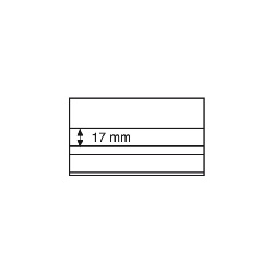 Štandartné PVC karty, 148x85 mm, 2 číre pásy s krycím listom, čierne, 100ks/bal (EKACD/2SPVC)