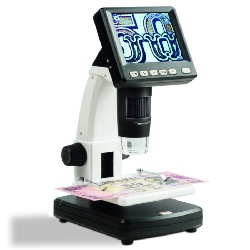 LCD digitálny mikroskop, 10–500x zoom (DM3)
