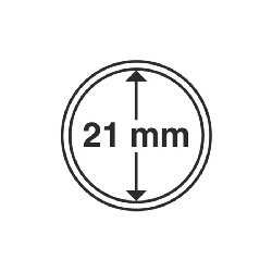 Kapsle CAPS na mince 21 mm, 10ks/bal (CAPS21)