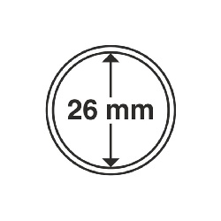 Kapsle CAPS na mince 26 mm, 10ks/bal (CAPS26)