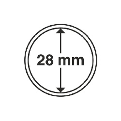 Kapsle CAPS na mince 28 mm, 10ks/bal (CAPS28)