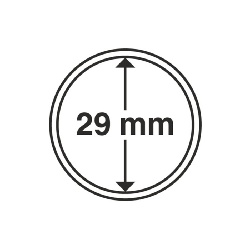 Kapsle CAPS na mince 29 mm, 10ks/bal (CAPS29)