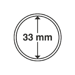 Kapsle CAPS na mince 33 mm, 10ks/bal (CAPS33)