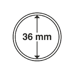 Kapsle CAPS na mince 36 mm, 10ks/bal (CAPS36)
