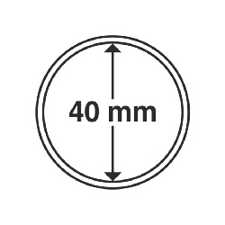Kapsle CAPS na mince 40 mm, 10ks/bal (CAPS40)