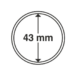 Kapsle CAPS na mince 43 mm, 10ks/bal (CAPS43)