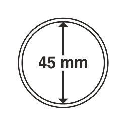 Kapsle CAPS na mince 45 mm, 10ks/bal (CAPS45)