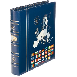 Zakladač VISTA classic, "Euro" potlač, modrý (CLOPBIEUBL)
