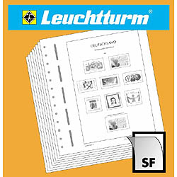 Albumové listy LEUCHTTURM čisté, Francúzsko stamp booklets, Croix Rouge, 2 pockets (BL15CR/2SF)