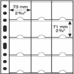 Listy GRANDE, 5ks/bal, na papierové puzdra 12x 67x67mm (M12K)