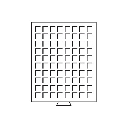 Mincový box MB na 80 štvorcových otvorov 24 mm, dymový (MB80)