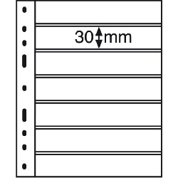 Listy OPTIMA, 10ks/bal, 7 riadkové, čierny (OPTIMA7S)