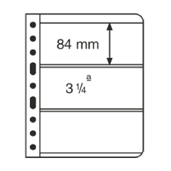 Listy VARIO, 5ks/bal, 3 riadkové, čierne (VARIO3S)