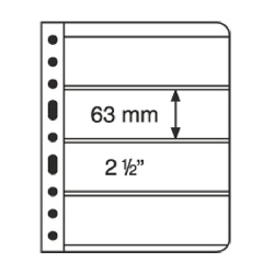 Listy VARIO, 5ks/bal, 4 riadkové, číre (VARIO4C)