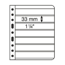 Listy VARIO, 5ks/bal, 7 riadkové, číre (VARIO7C)