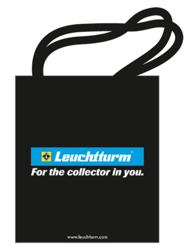 Textilná taška LEUCHTTURM, čierna