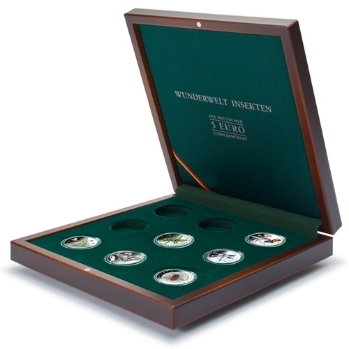 Etue VOLTERRA na 9 x 5 euro Nemecko Wunderwelt Insekten v kapsliach