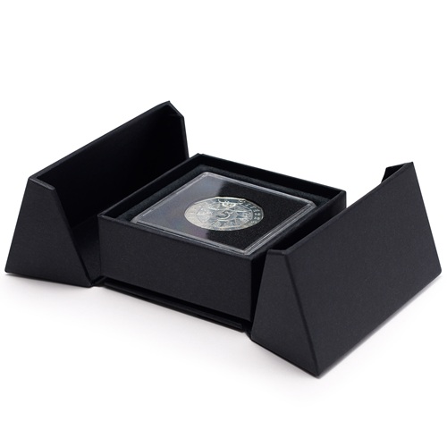 Etue PORTA, 1x QUADRUM kapsla, čierna 